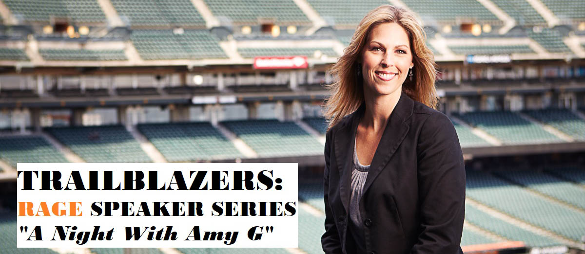 Trailblazers: RAGE Speaker Series 'A Night with Amy G'