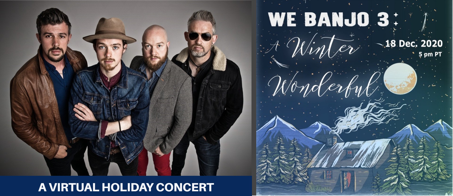 A Winter Wonderful - Livestream Holiday Concert with We Banjo 3 & Special Guests