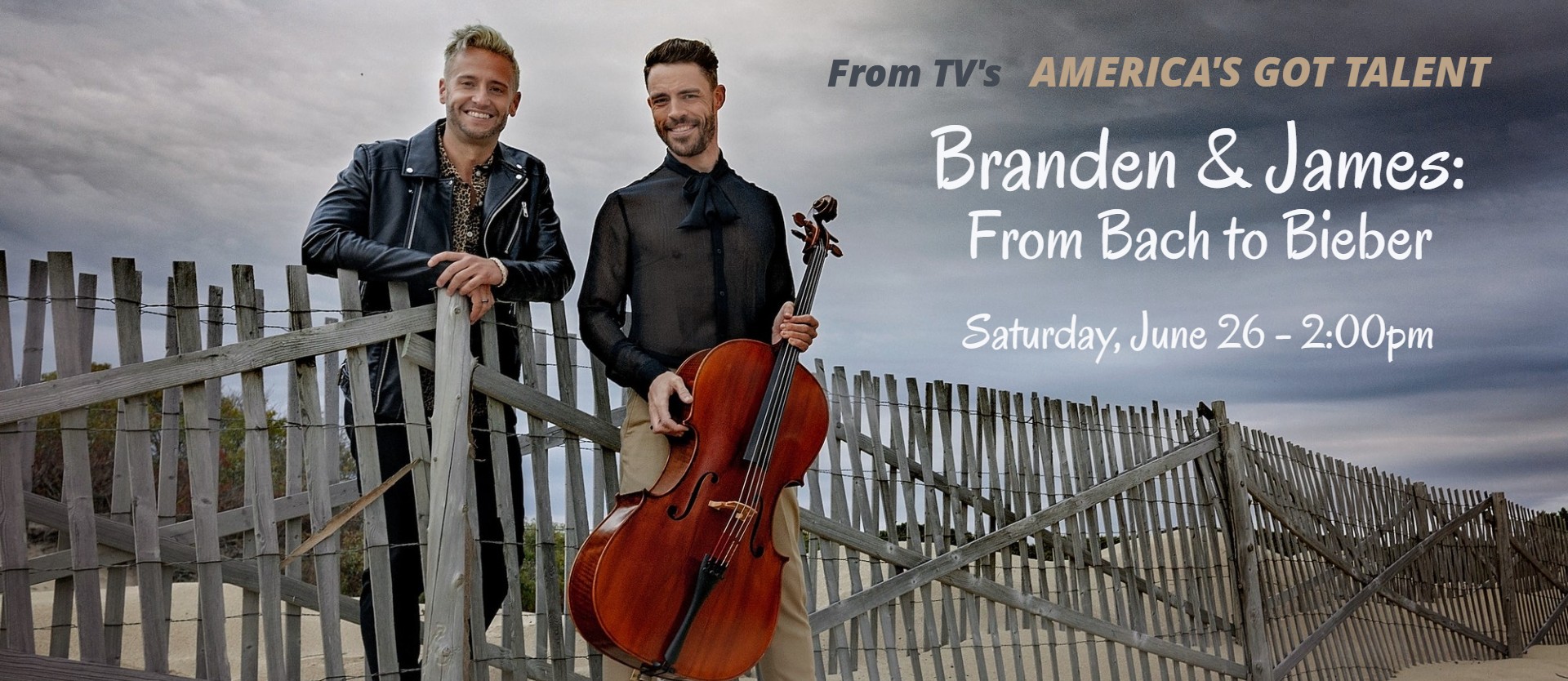 Branden & James - From Bach to Bieber (IN PERSON) - 2pm