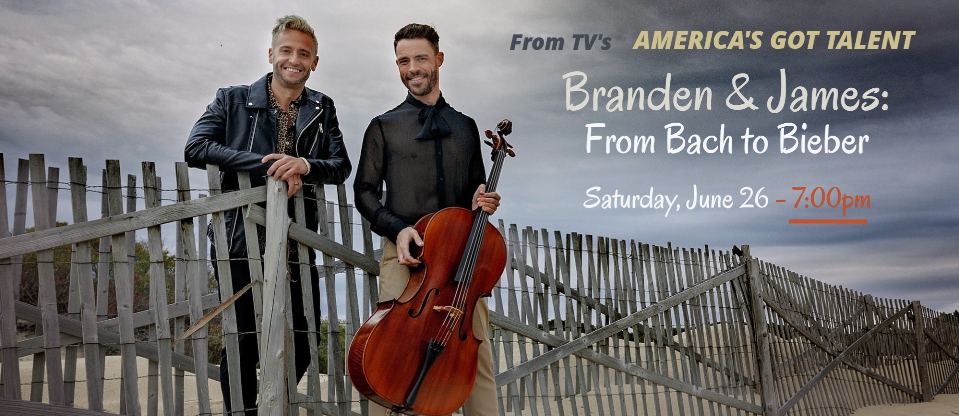 Branden & James - From Bach to Bieber (IN PERSON) - 7:00pm