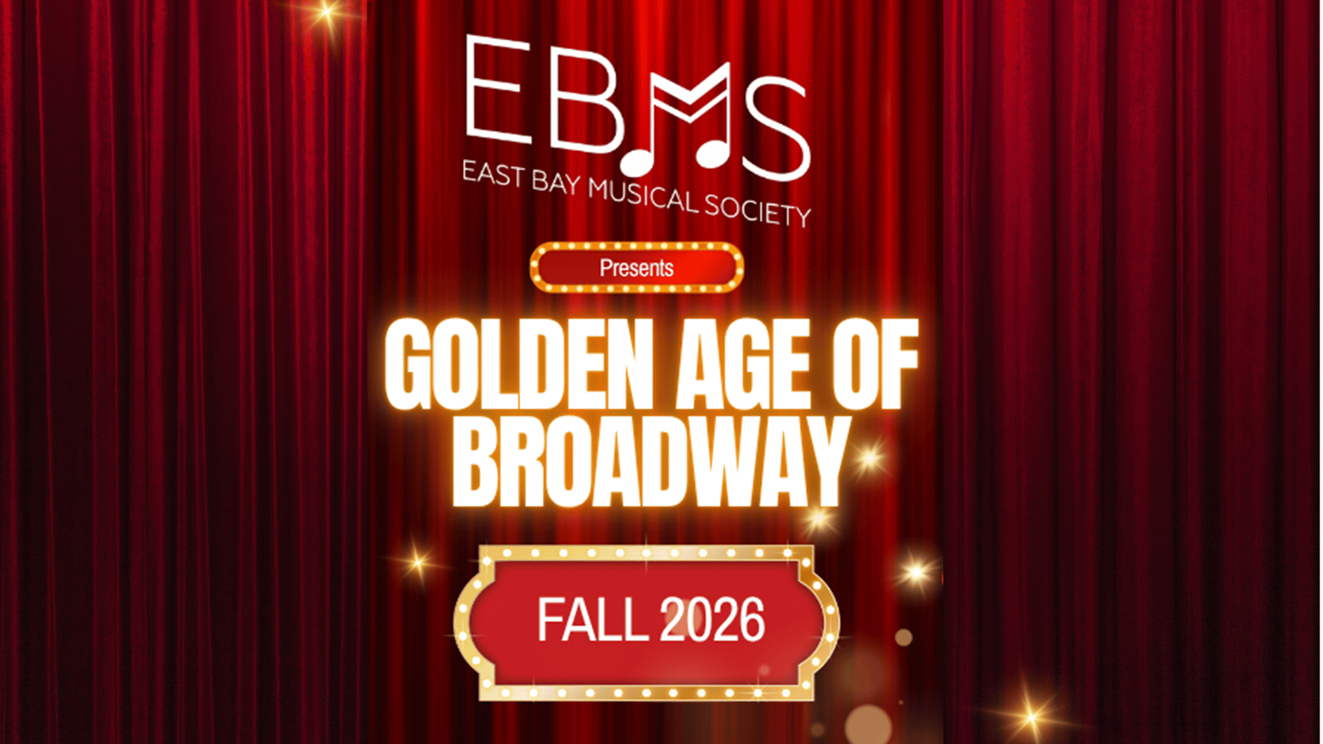 EBMS Golden Age of Broadway web event image